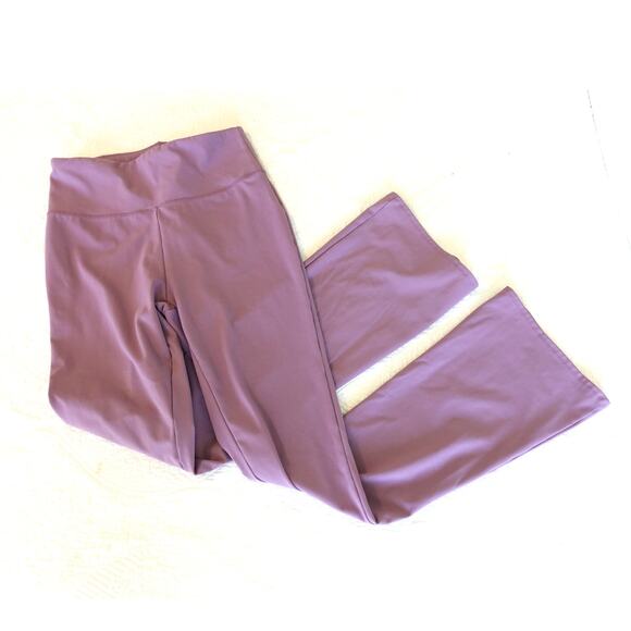 Gottex size Medium Mauve / Bootcut Leggings Yoga Pants Medium - Picture 1 of 5